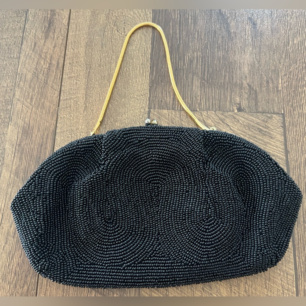 Vintage Sharonee Made in Japan Beaded Clutch